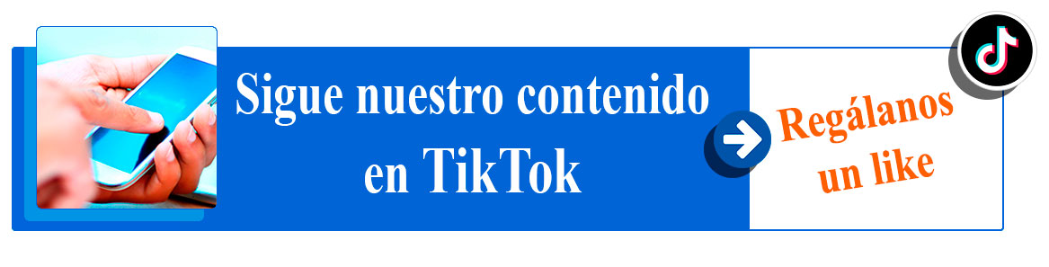 Mano accionando un tel&eacute;fono m&oacute;vil para visitar TikTok